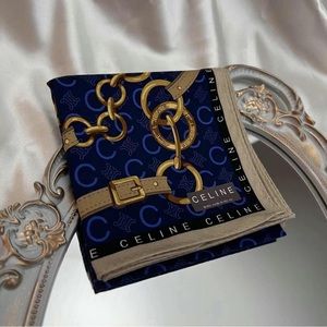 New｜Vintage Celine handkerchief, Scarves